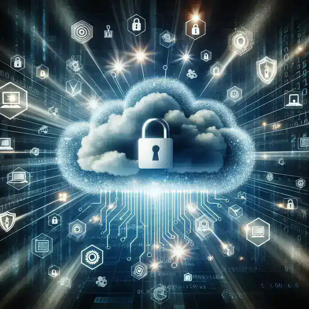 "Professional cybersecurity expert using cloud-based penetration testing tools on a laptop to enhance digital security assessments in a modern office environment."